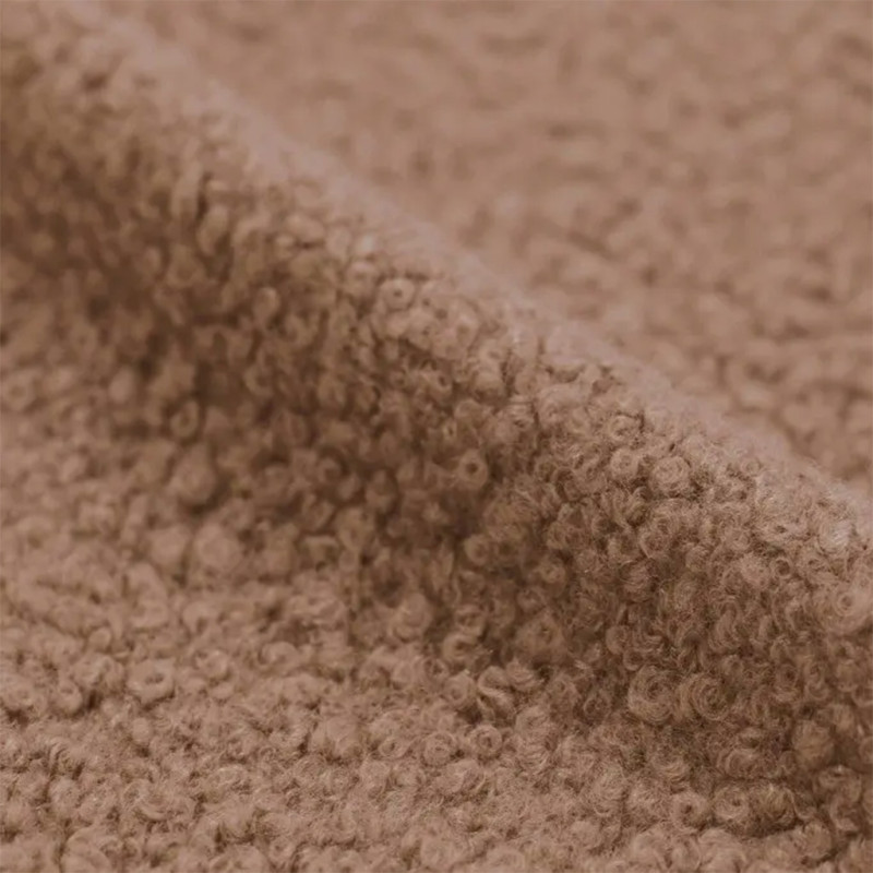 Curly Fleece MOCHA Mocha